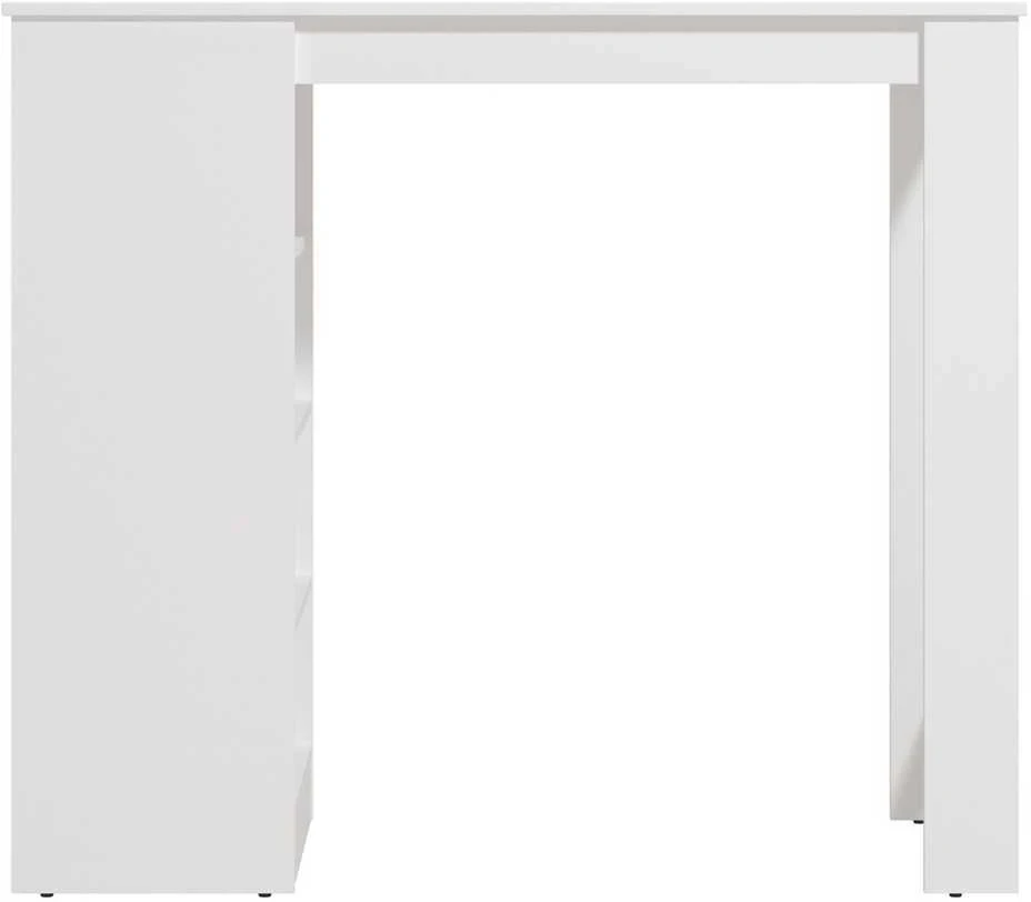 Homestyle4U Baro stalas, 120x105x50 cm, balta