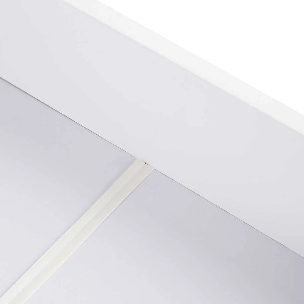 Homestyle4U Dviaukštė lova, 207x139x146.5 cm, balta
