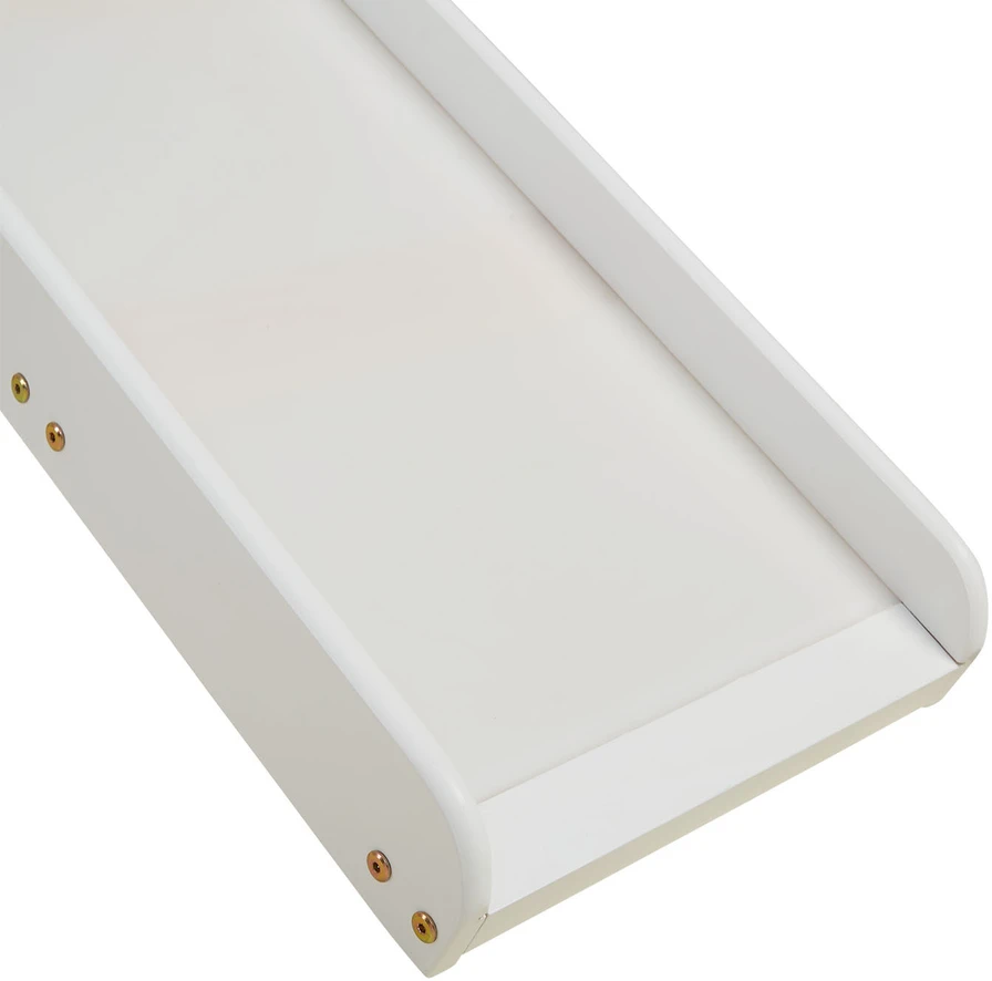 Homestyle4U Dviaukštė lova, 207,5x110x217,5 cm, balta, žalia