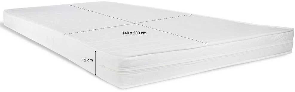 Lova Homestyle4U Aptrauktas lovos rėmas, 144.5x95x211 cm, pilka