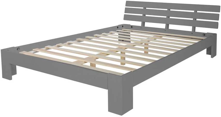 Homestyle4U Lova, 184x204 cm, pilka