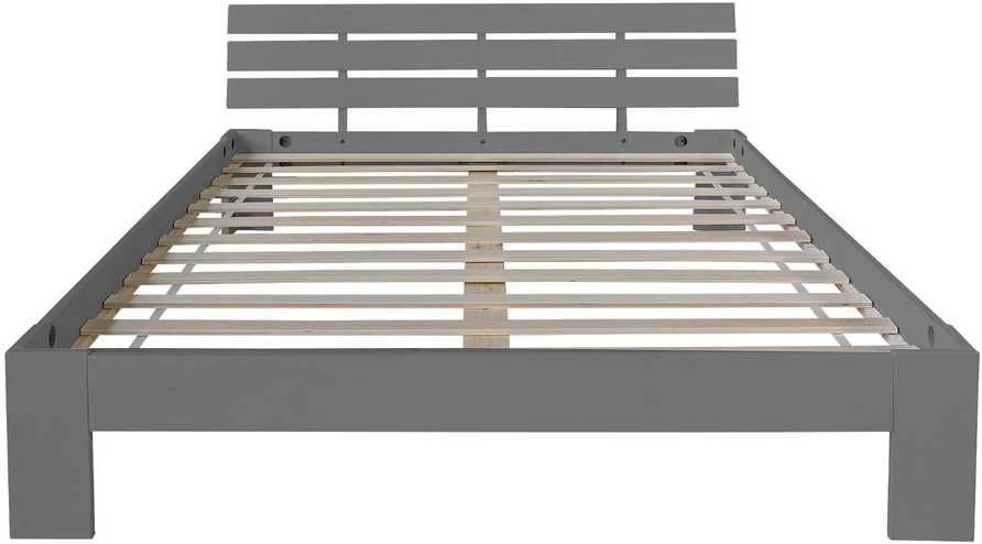 Homestyle4U Lova, 184x204 cm, pilka