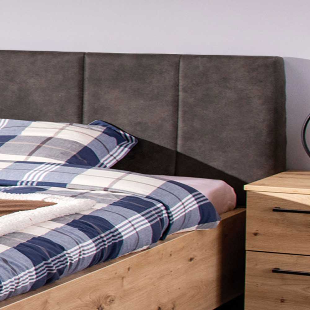 Homestyle4U Lova, 177.5x94x212 cm, pilka