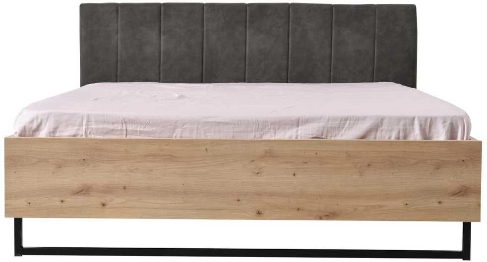 Homestyle4U Dvigulės lovos rėmas, 197,5x94x212 cm, pilka