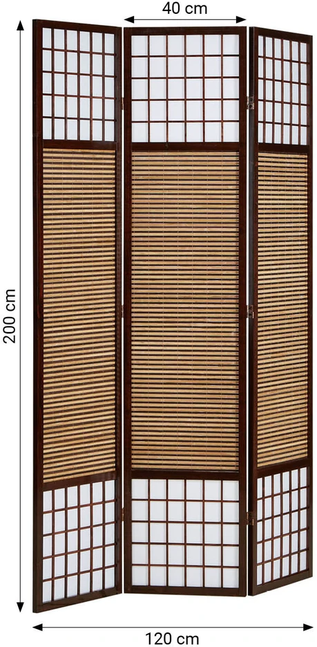 Homestyle4U Kambario pertvara, 120x200x1,8 cm, ruda