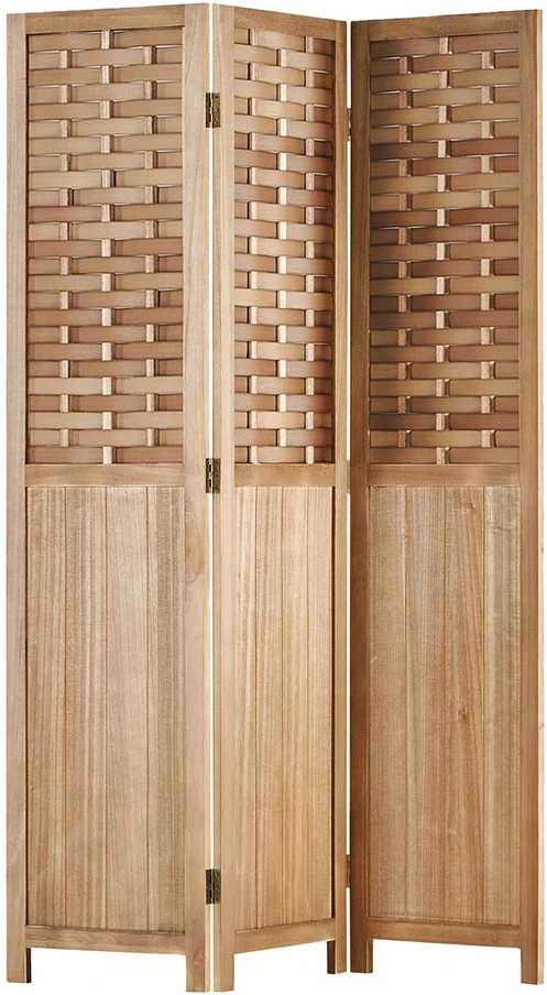 Homestyle4U Kambario pertvara, 120x2,2x170 cm, ruda