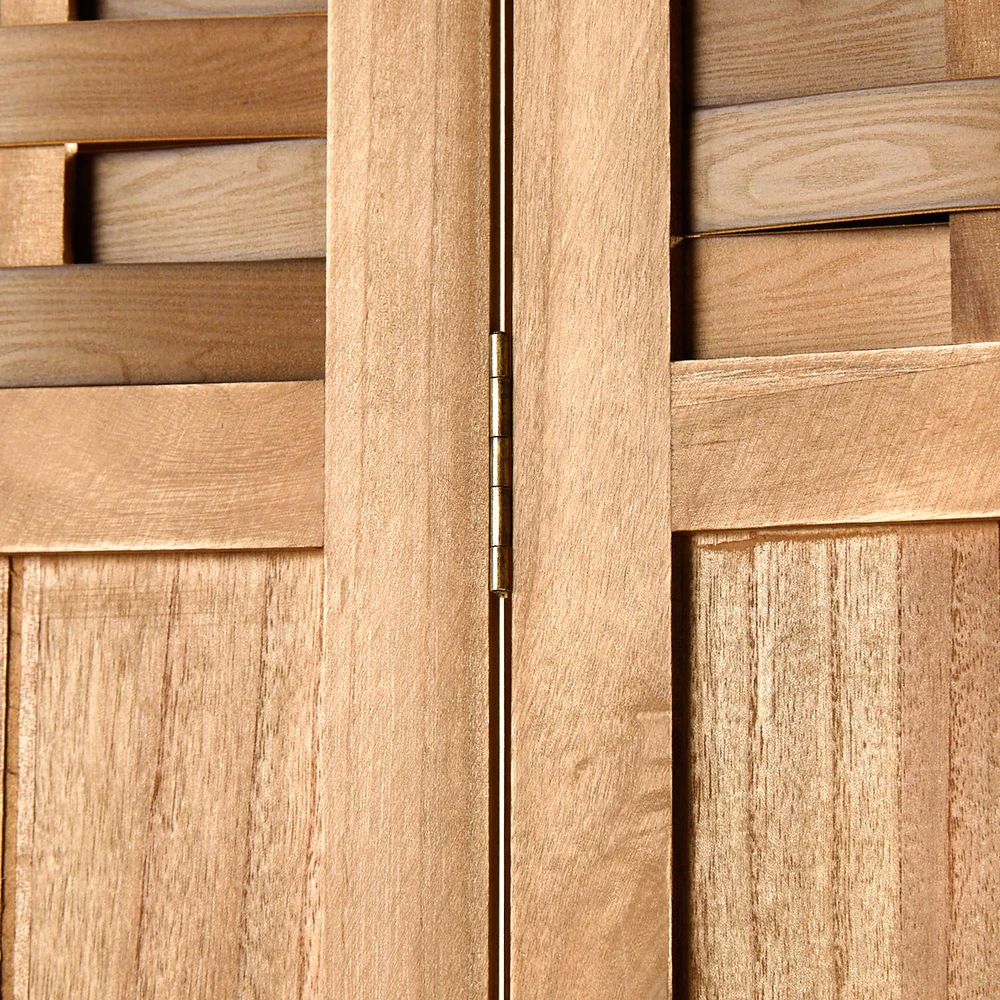 Homestyle4U Kambario pertvara, 120x2,2x170 cm, ruda