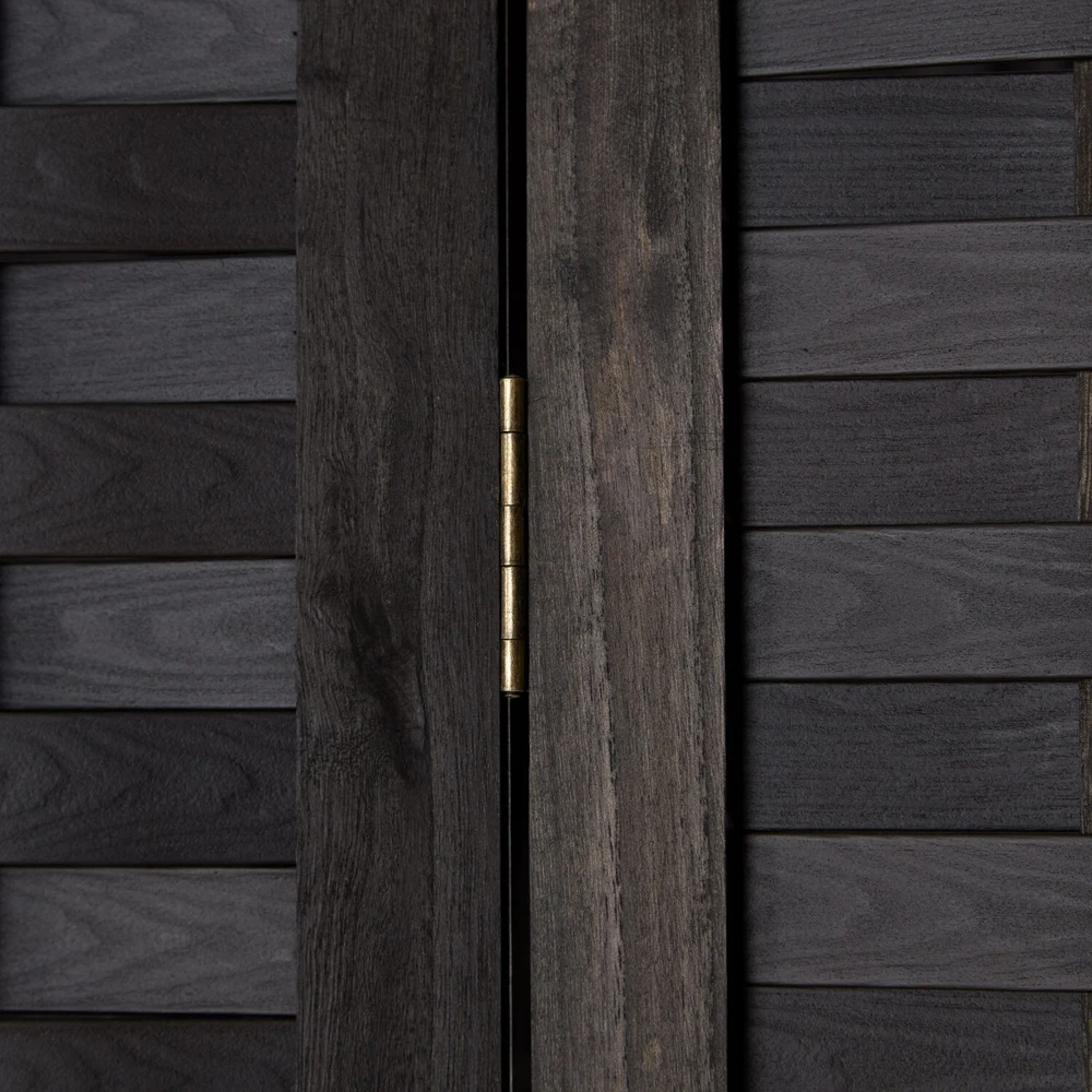 Homestyle4U Kambario pertvara, 120x2.2x170 cm, juoda