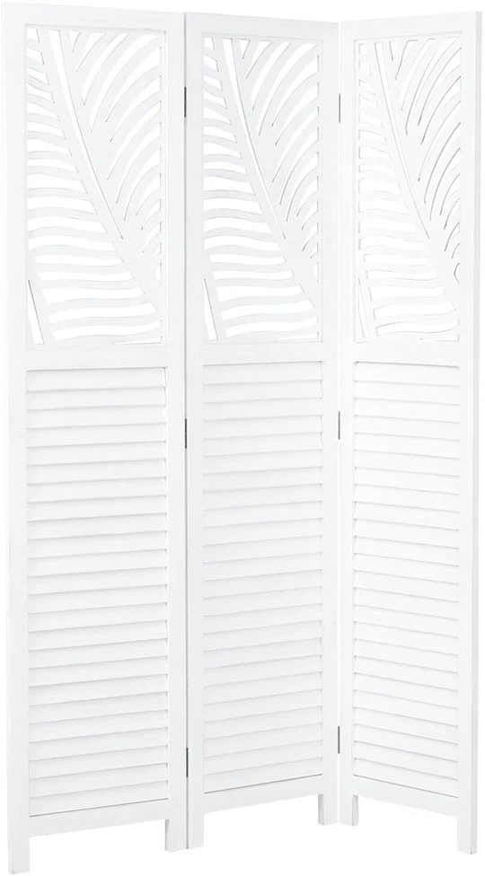 Homestyle4U Kambario pertvara, 120x2.2x170 cm, balta