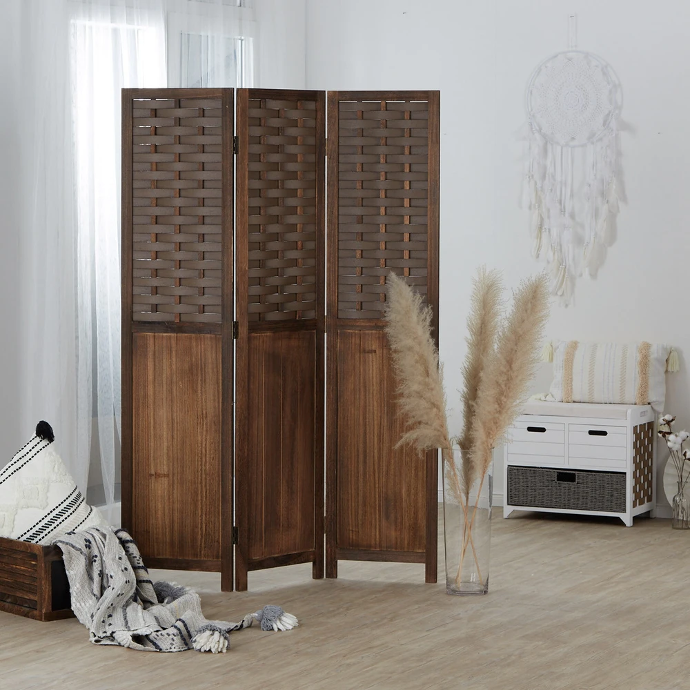 Homestyle4U Kambario pertvara, 120x2.2x170 cm, ruda