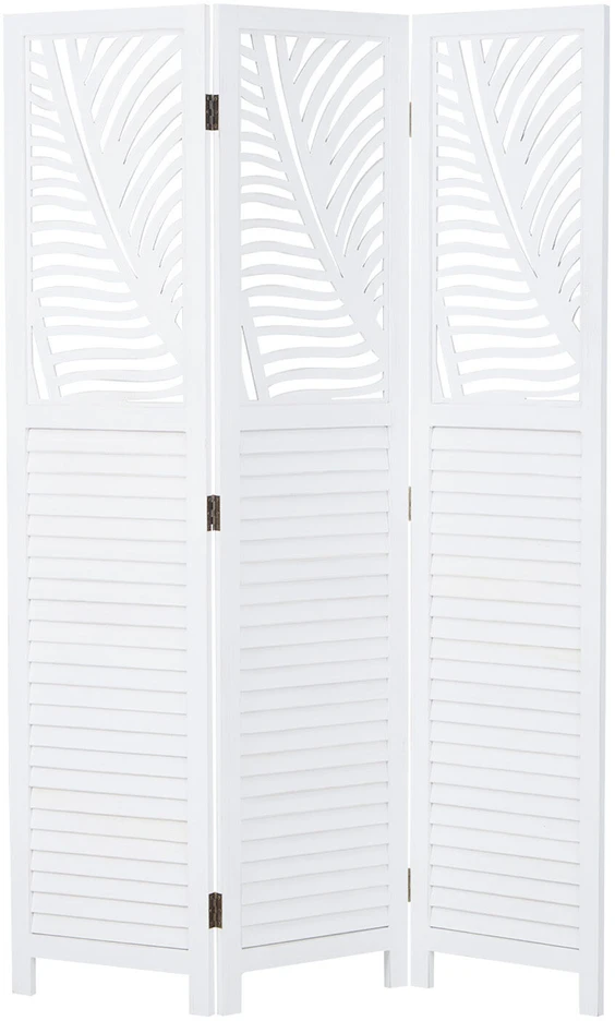 Homestyle4U Kambario pertvara, 120x2.2x170 cm, balta