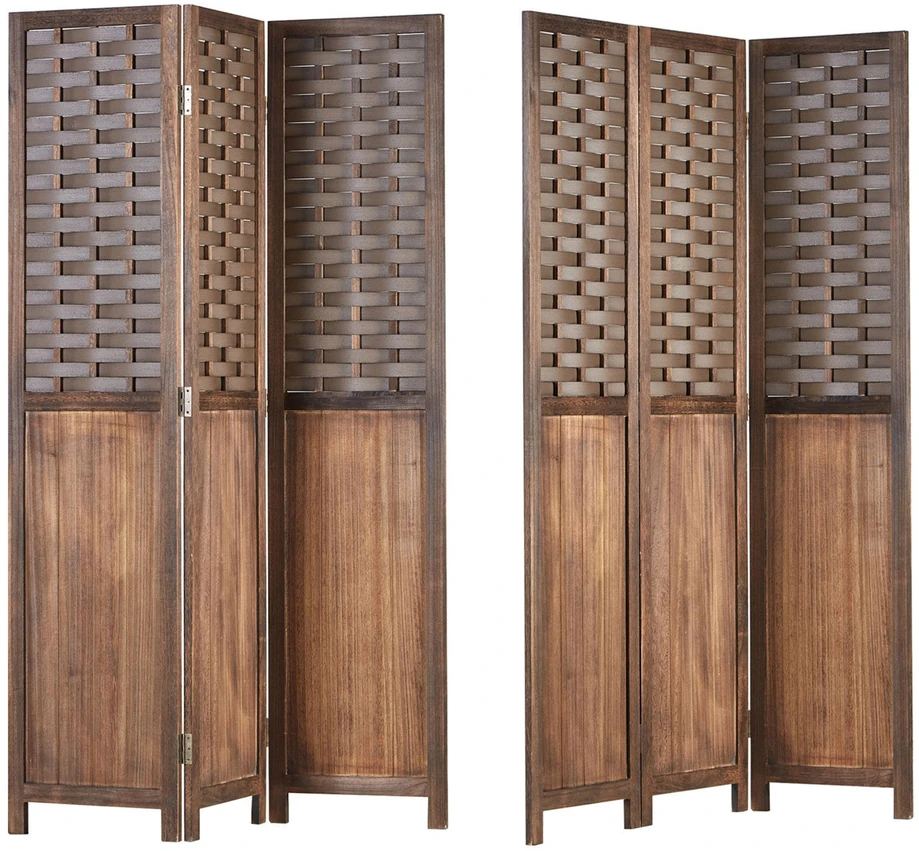 Homestyle4U Kambario pertvara, 120x2.2x170 cm, ruda