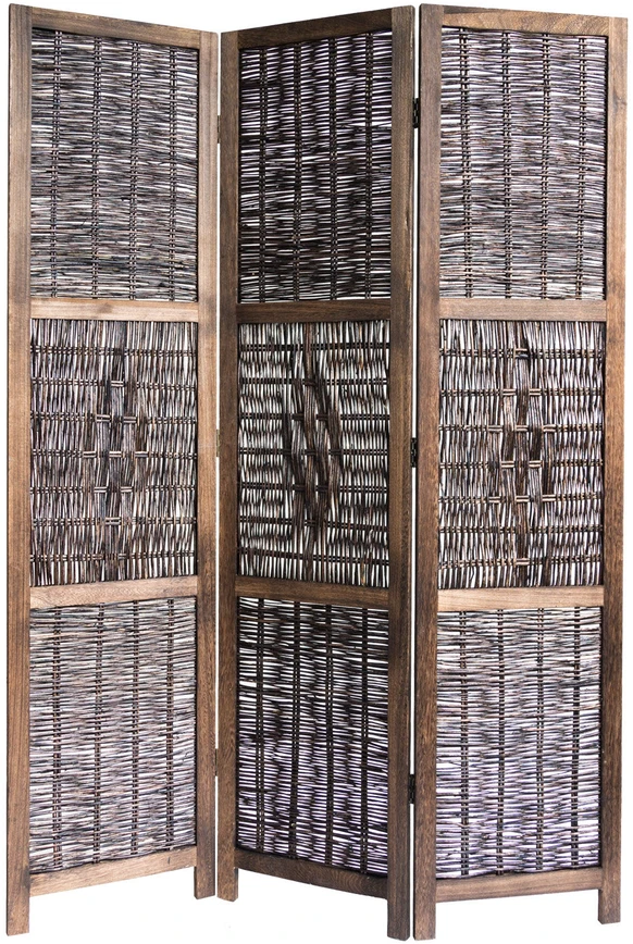 Homestyle4U Kambario pertvara, 120x2x170 cm, ruda