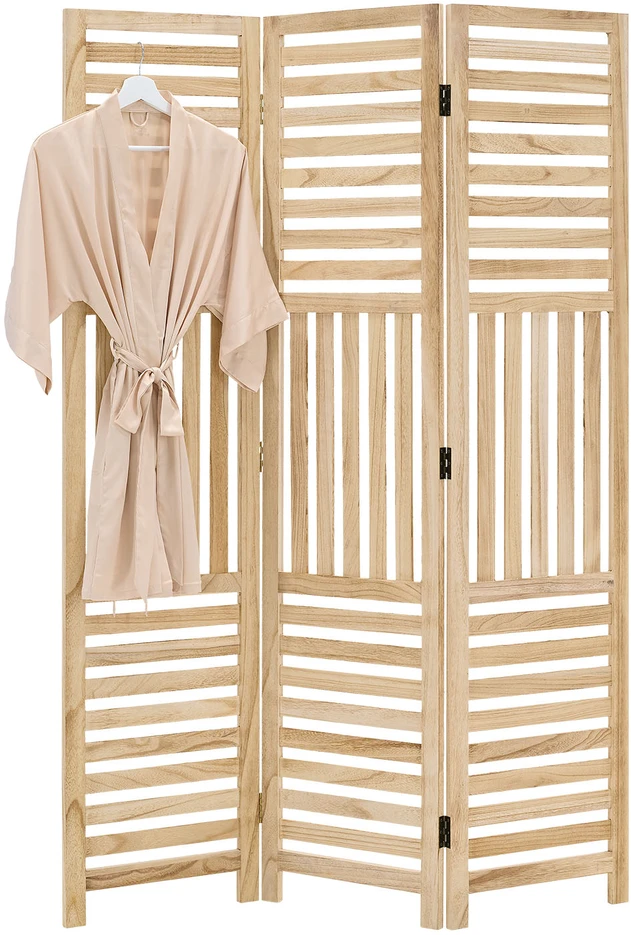 Homestyle4U Kambario pertvara, 120x2x170 cm, ruda