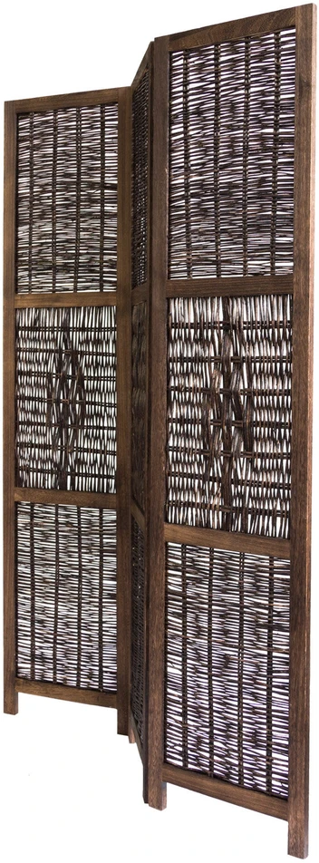 Homestyle4U Kambario pertvara, 120x2x170 cm, ruda