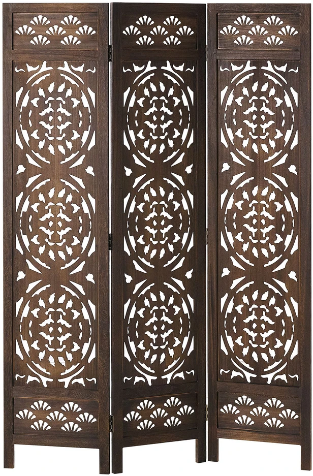Homestyle4U Kambario pertvara, 120x2x170 cm, ruda