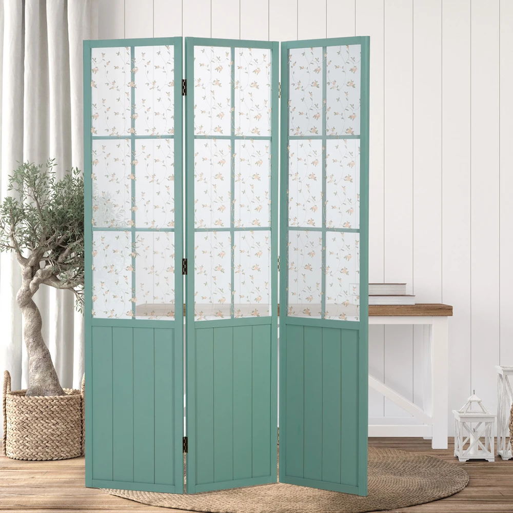 Homestyle4U Kambario pertvara, 120x2x170 cm, mėlyna
