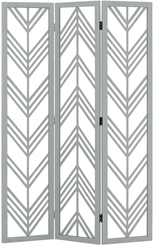 Homestyle4U Kambario pertvara, 120x2x170 cm, pilka