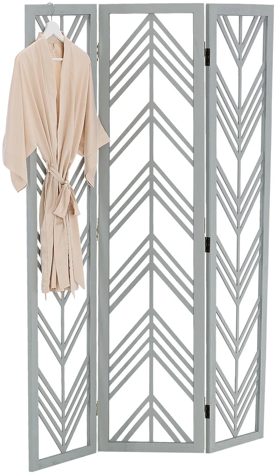 Homestyle4U Kambario pertvara, 120x2x170 cm, pilka