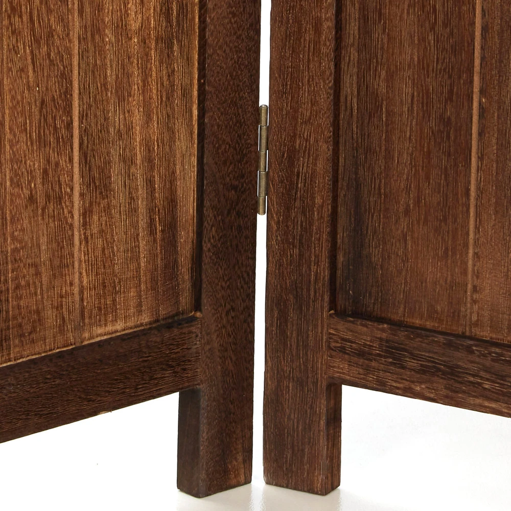 Homestyle4U Kambario pertvara, 120x2x170 cm, ruda