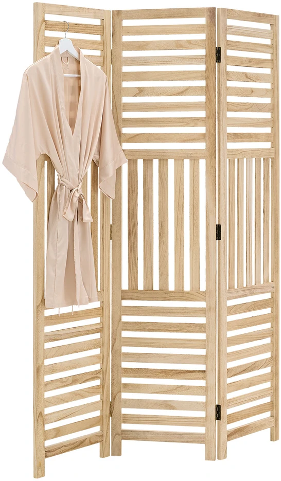 Homestyle4U Kambario pertvara, 120x2x170 cm, ruda