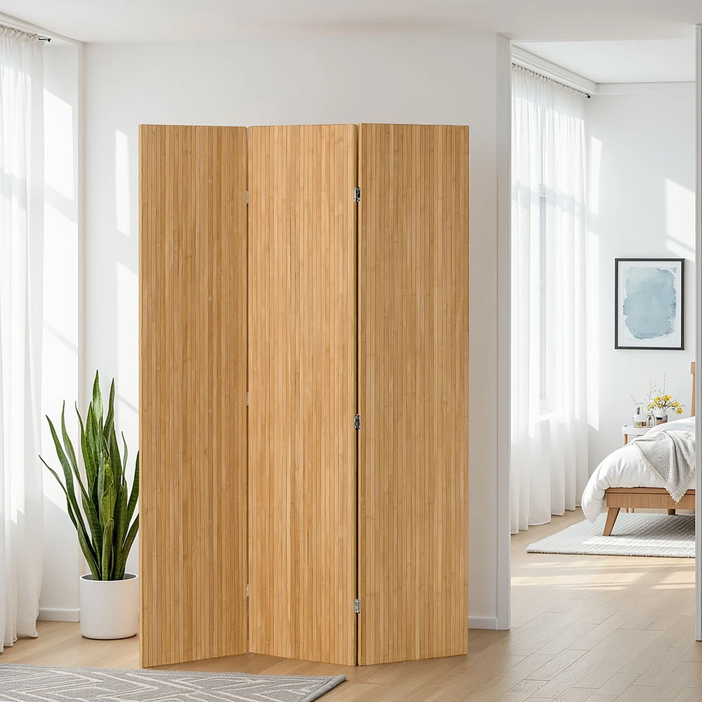 Homestyle4U Kambario pertvara, 120x2x170 cm, Natūrali