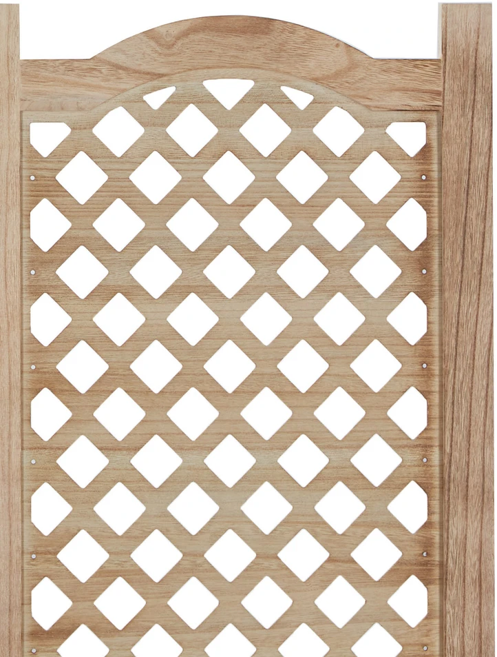 Homestyle4U Kambario pertvara, 120x2x170 cm, ruda