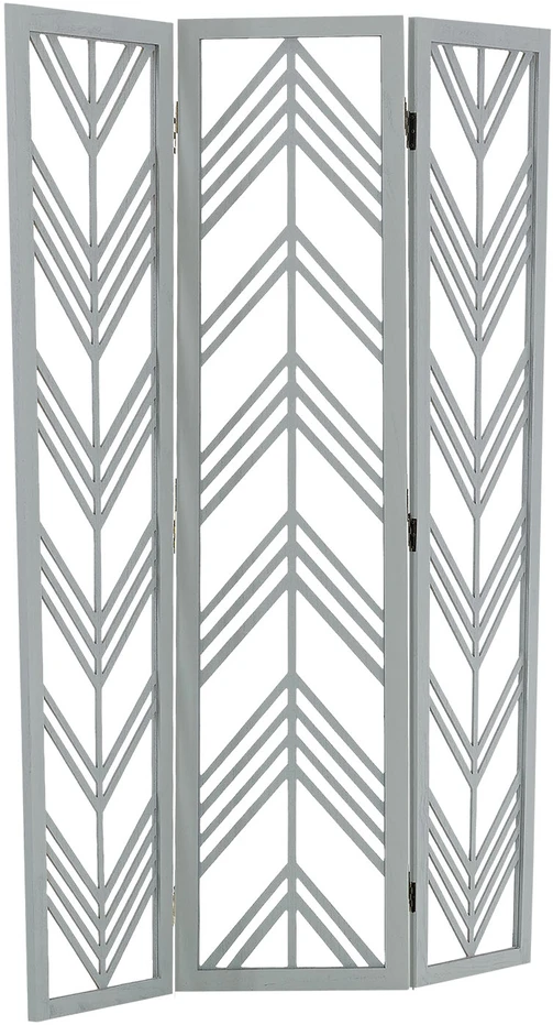 Homestyle4U Kambario pertvara, 120x2x170 cm, pilka