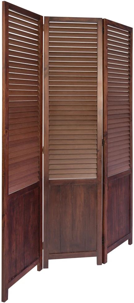 Homestyle4U Kambario pertvara, 120x2x170 cm, ruda, medinė