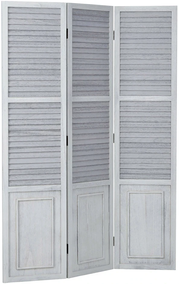 Homestyle4U Kambario pertvara, 120x2x170 cm, pilka