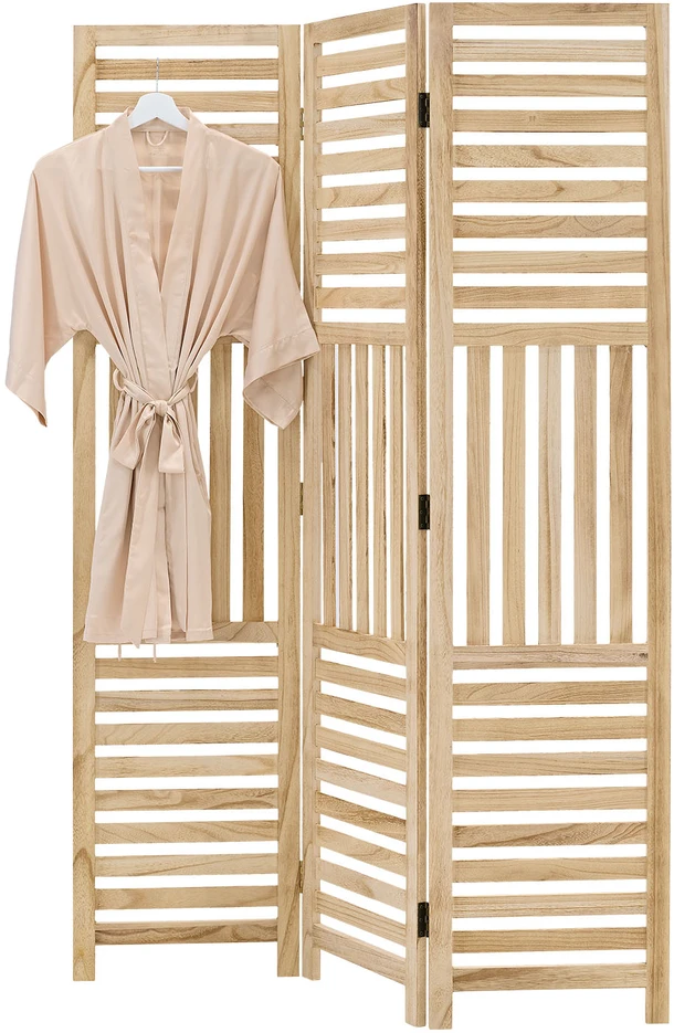Homestyle4U Kambario pertvara, 120x2x170 cm, ruda