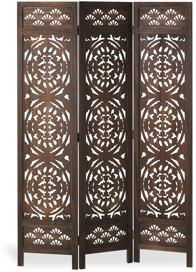 Homestyle4U Kambario pertvara, 120x2x170 cm, ruda