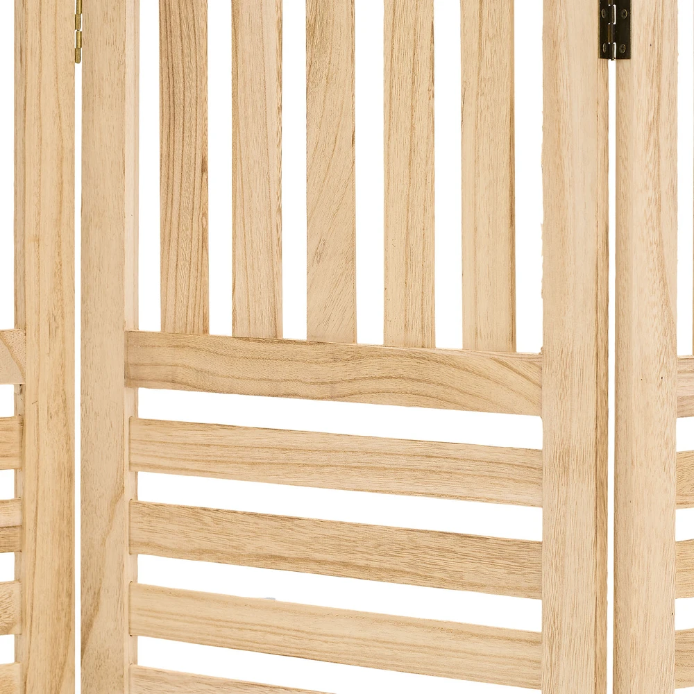 Homestyle4U Kambario pertvara, 120x2x170 cm, ruda