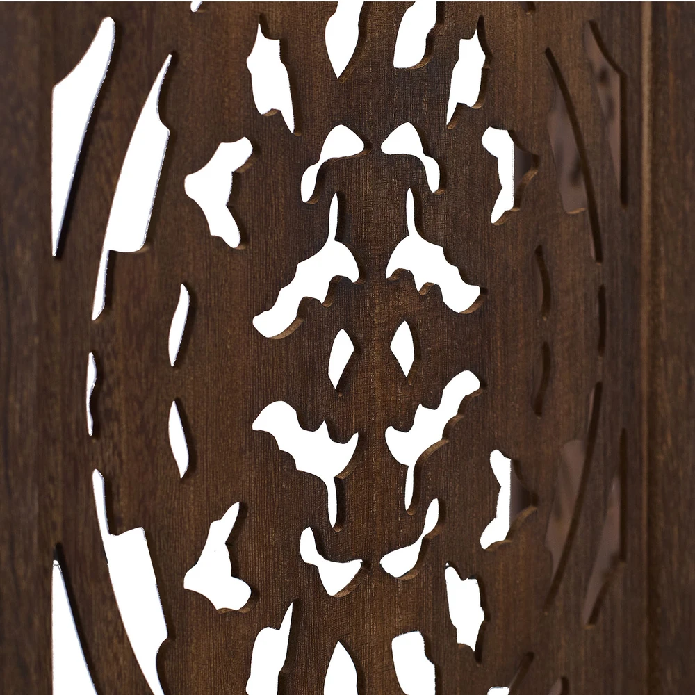 Homestyle4U Kambario pertvara, 120x2x170 cm, ruda