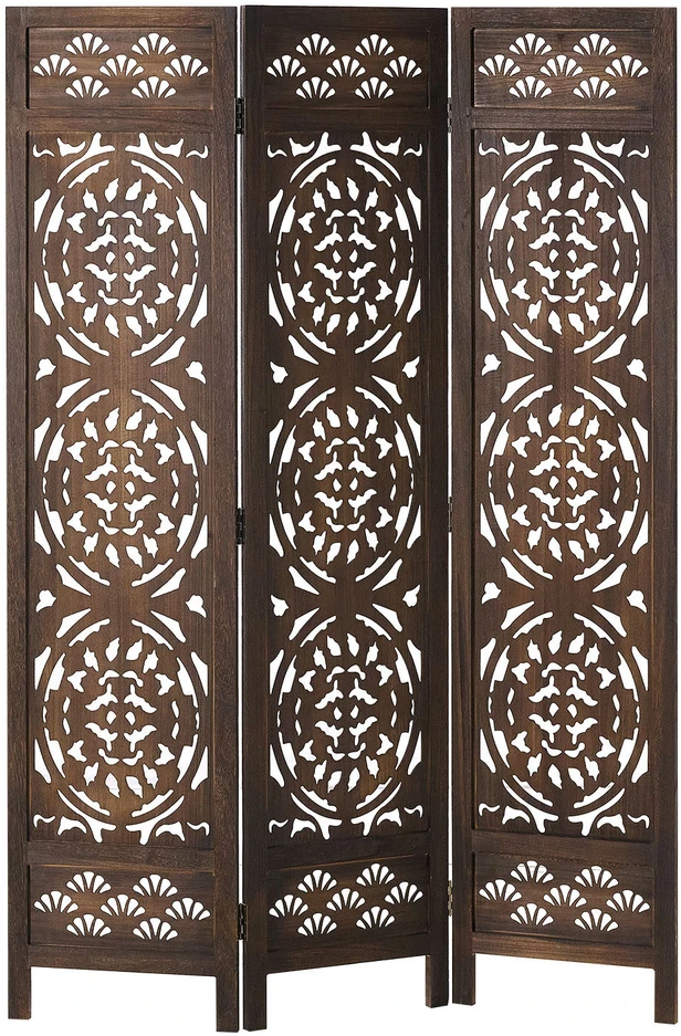 Homestyle4U Kambario pertvara, 120x2x170 cm, ruda