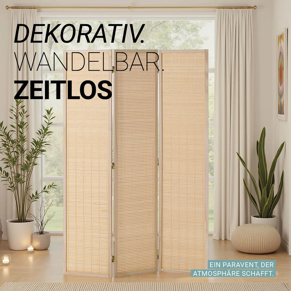 Homestyle4U Kambario pertvara, 120x2x170 cm, smėlio spalvos