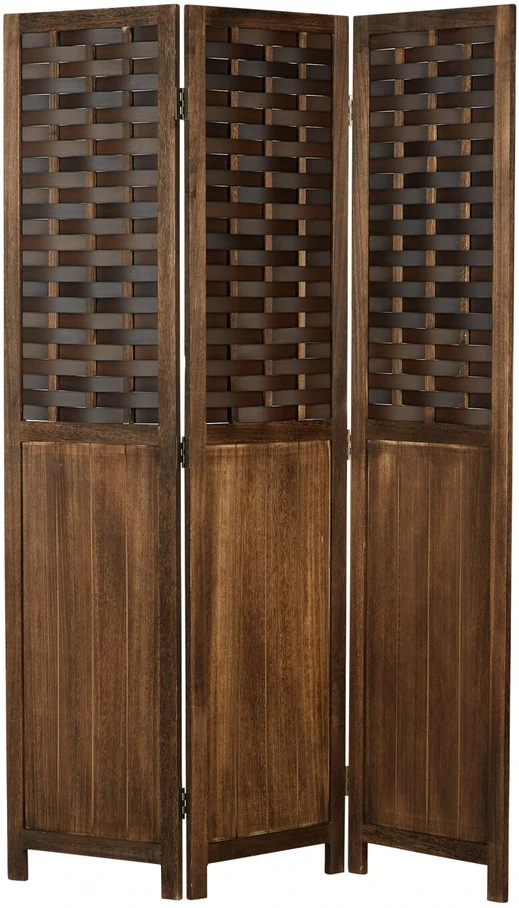 Homestyle4U Kambario pertvara, 120x2x170 cm, ruda