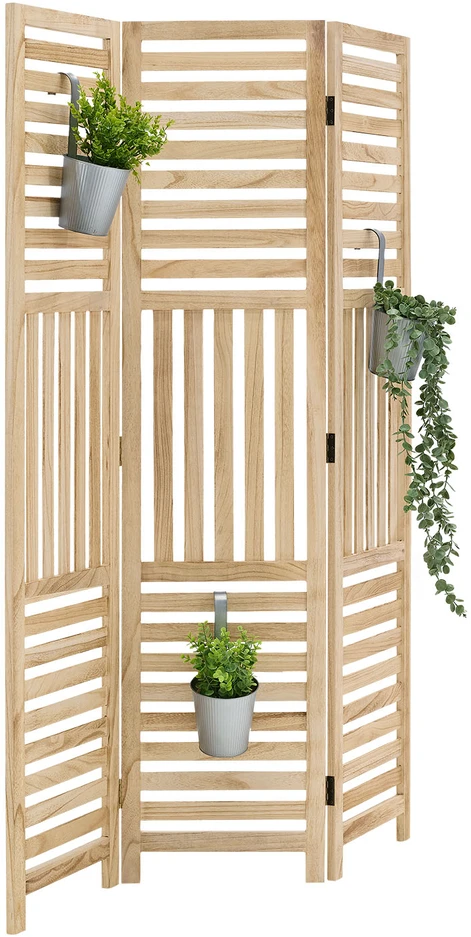 Homestyle4U Kambario pertvara, 120x2x170 cm, ruda