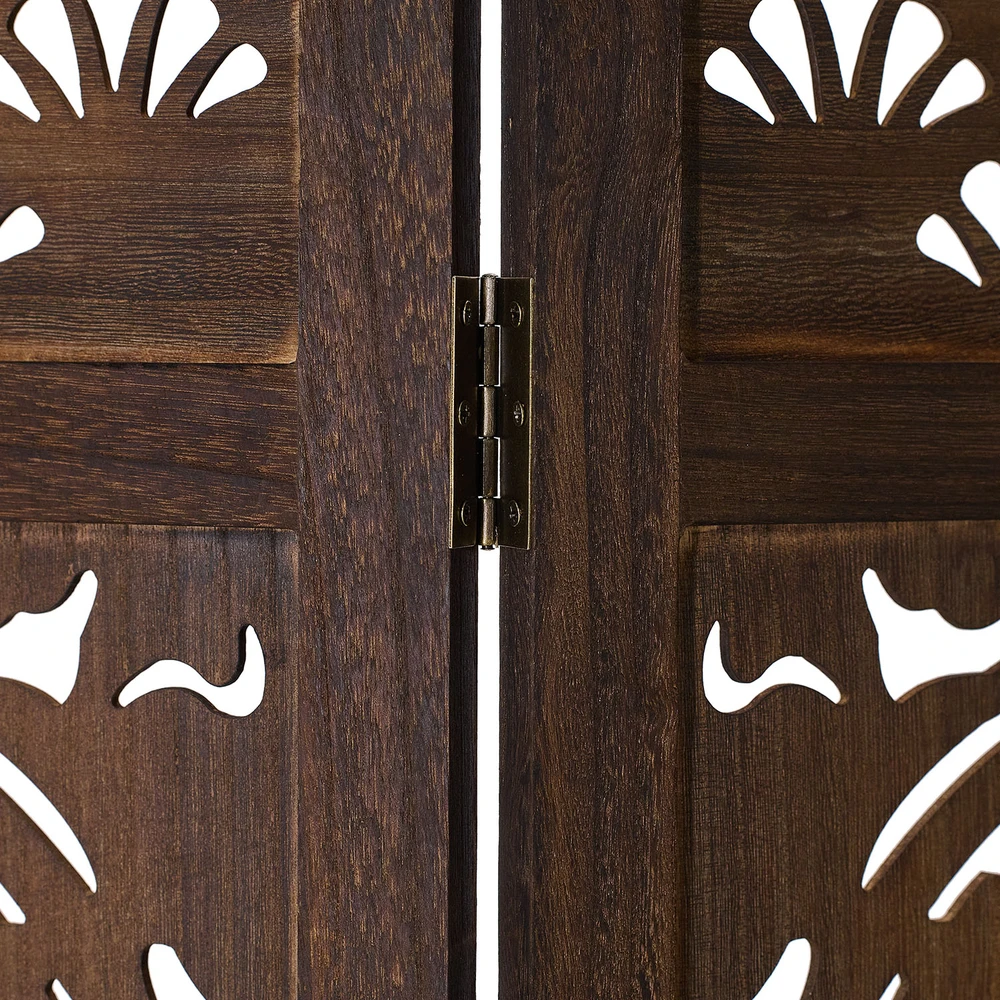 Homestyle4U Kambario pertvara, 120x2x170 cm, ruda