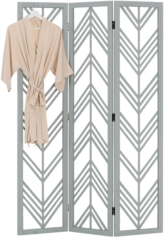 Homestyle4U Kambario pertvara, 120x2x170 cm, pilka