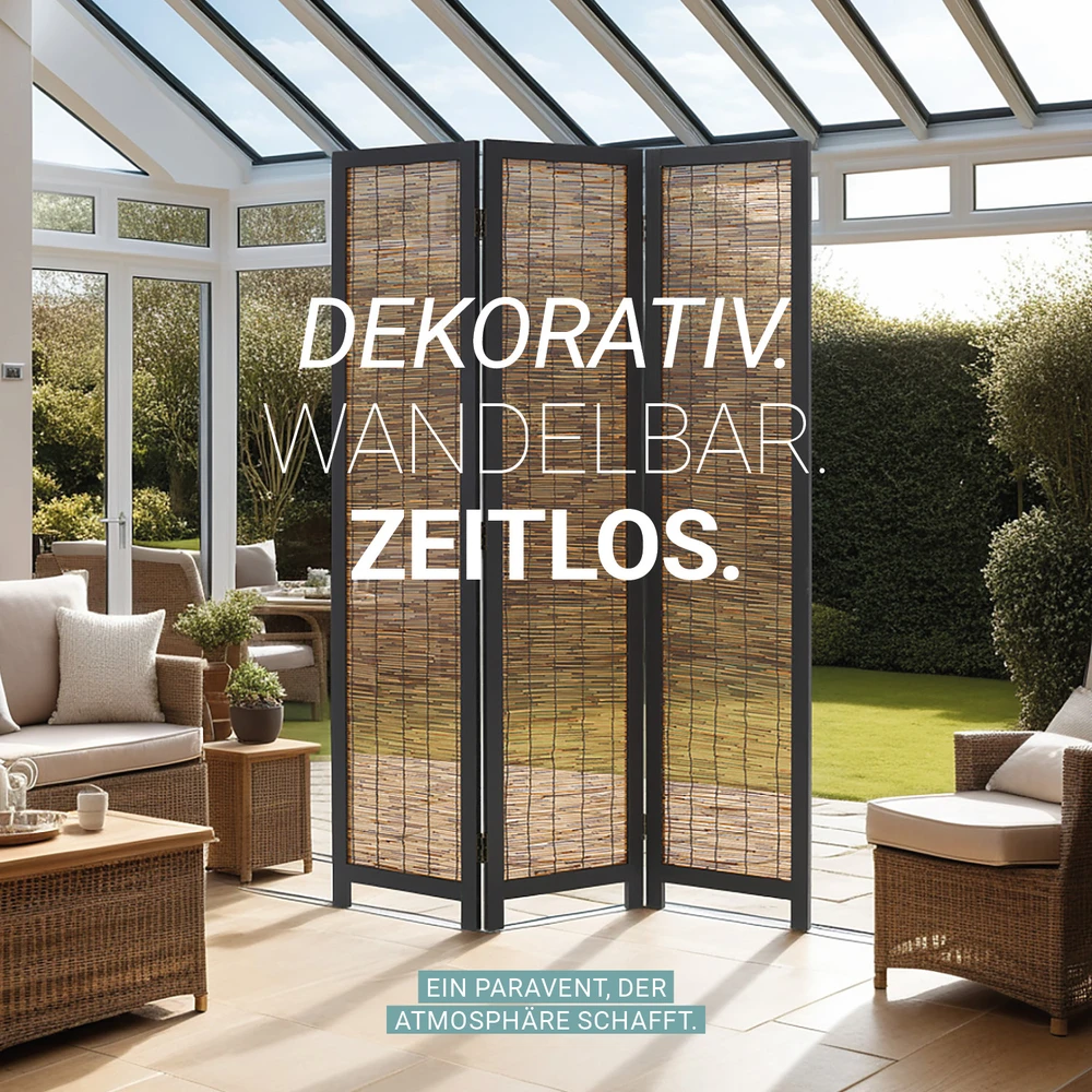Homestyle4U Kambario pertvara, 120x2x170 cm, juoda ir ruda