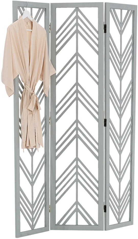 Homestyle4U Kambario pertvara, 120x2x170 cm, pilka