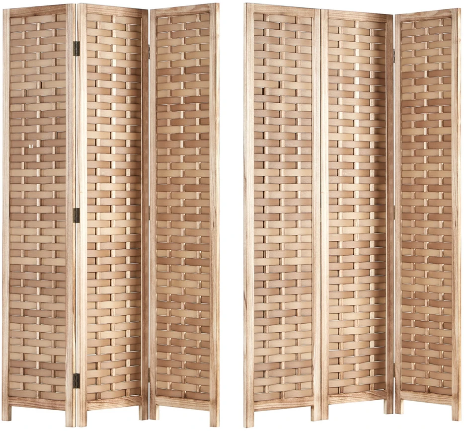 Homestyle4U Kambario pertvara, 120x2x170 cm, ruda