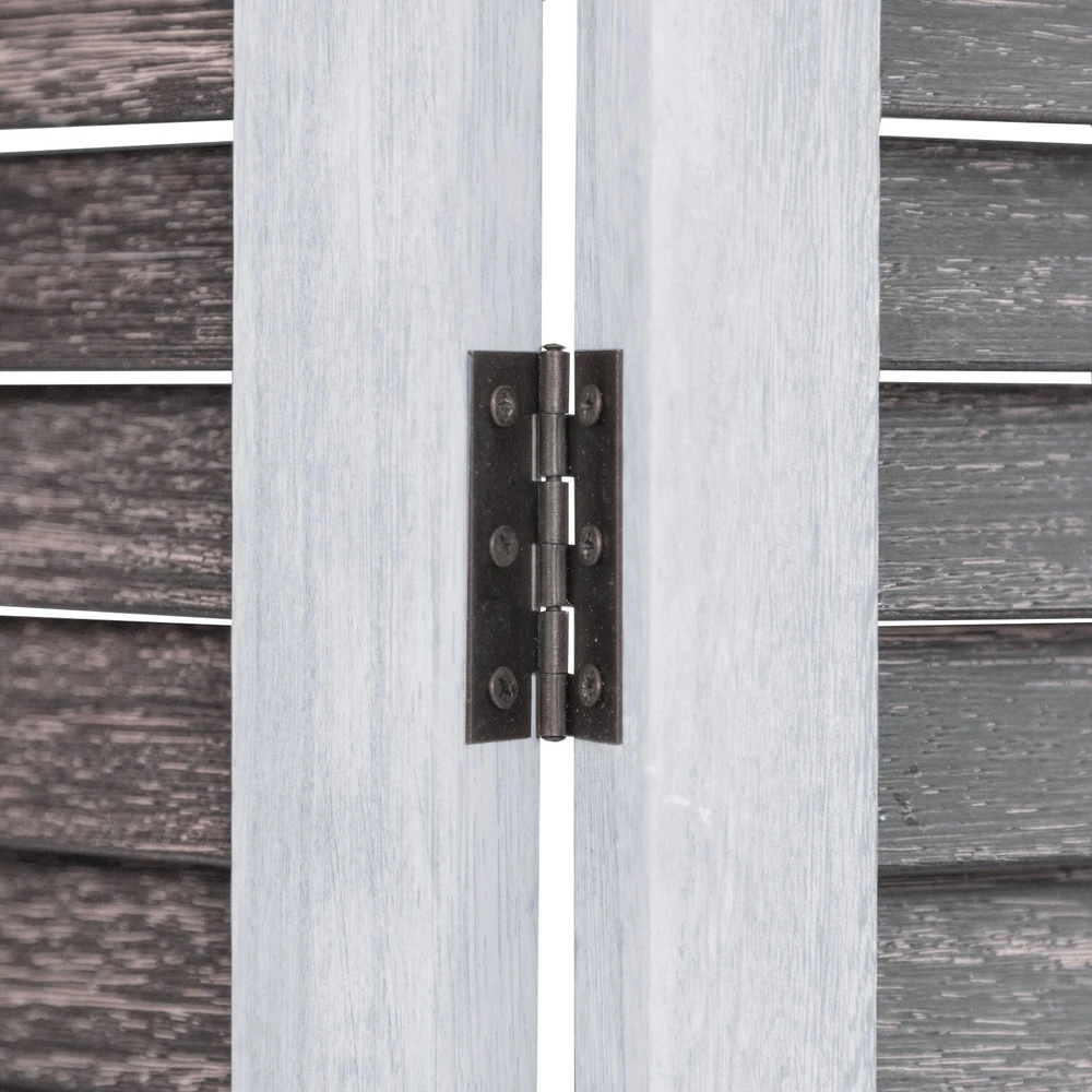 Homestyle4U Kambario pertvara, 120x2x170 cm, ruda, balta