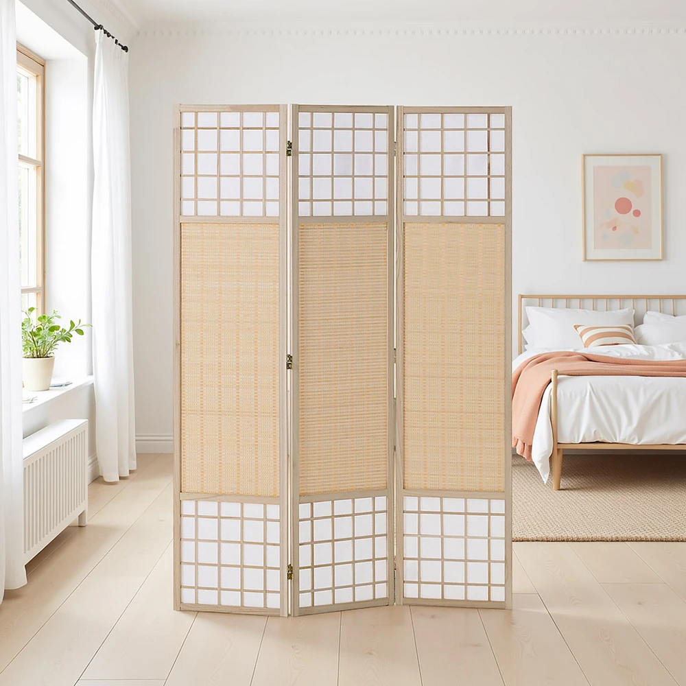 Homestyle4U Kambario pertvara, 120x2x170 cm, ruda