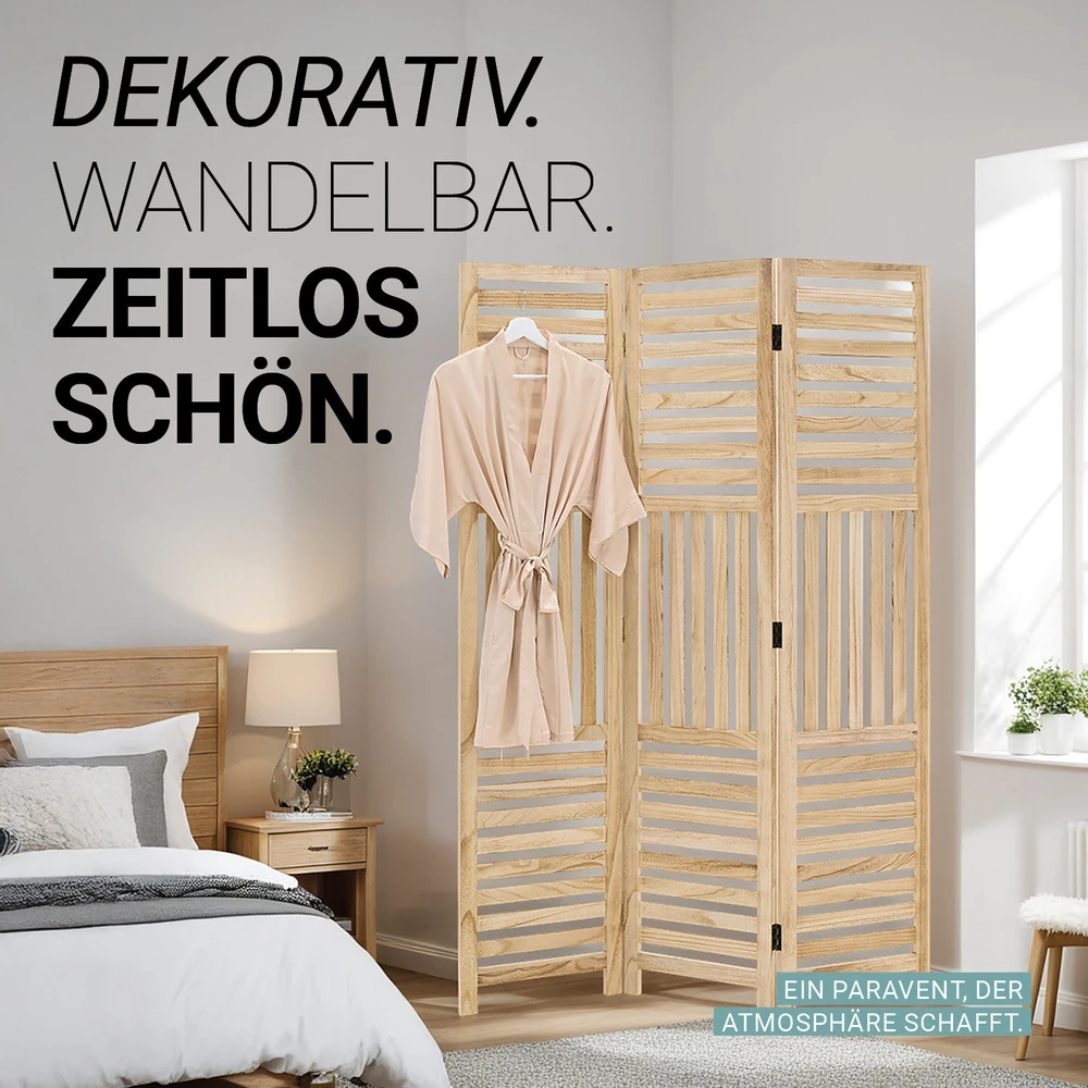Homestyle4U Kambario pertvara, 120x2x170 cm, ruda