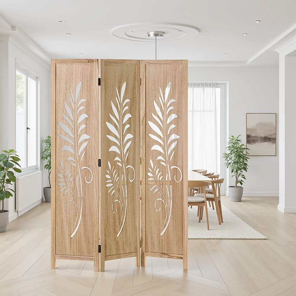 Homestyle4U Kambario pertvara, 120x2x170 cm, ruda