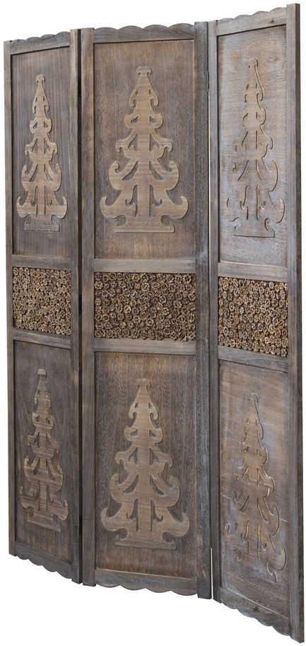 Homestyle4U Kambario pertvara, 120x2x170 cm, ruda