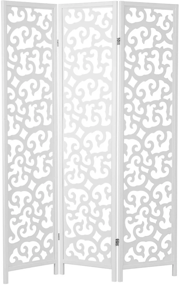 Homestyle4U Kambario pertvara, 130x2.2x175 cm, balta