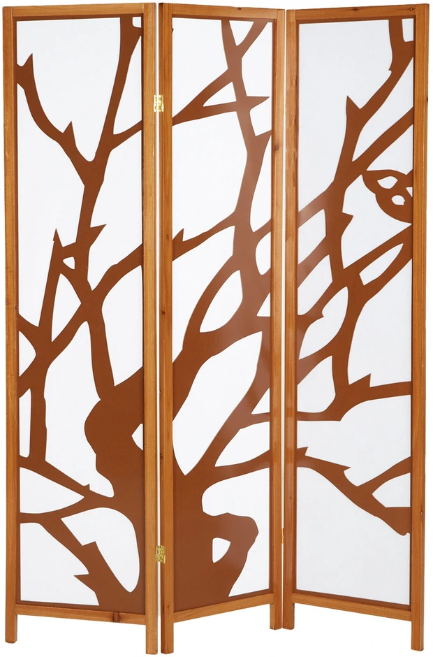 Homestyle4U Kambario pertvara, 130x2.2x175 cm, ruda